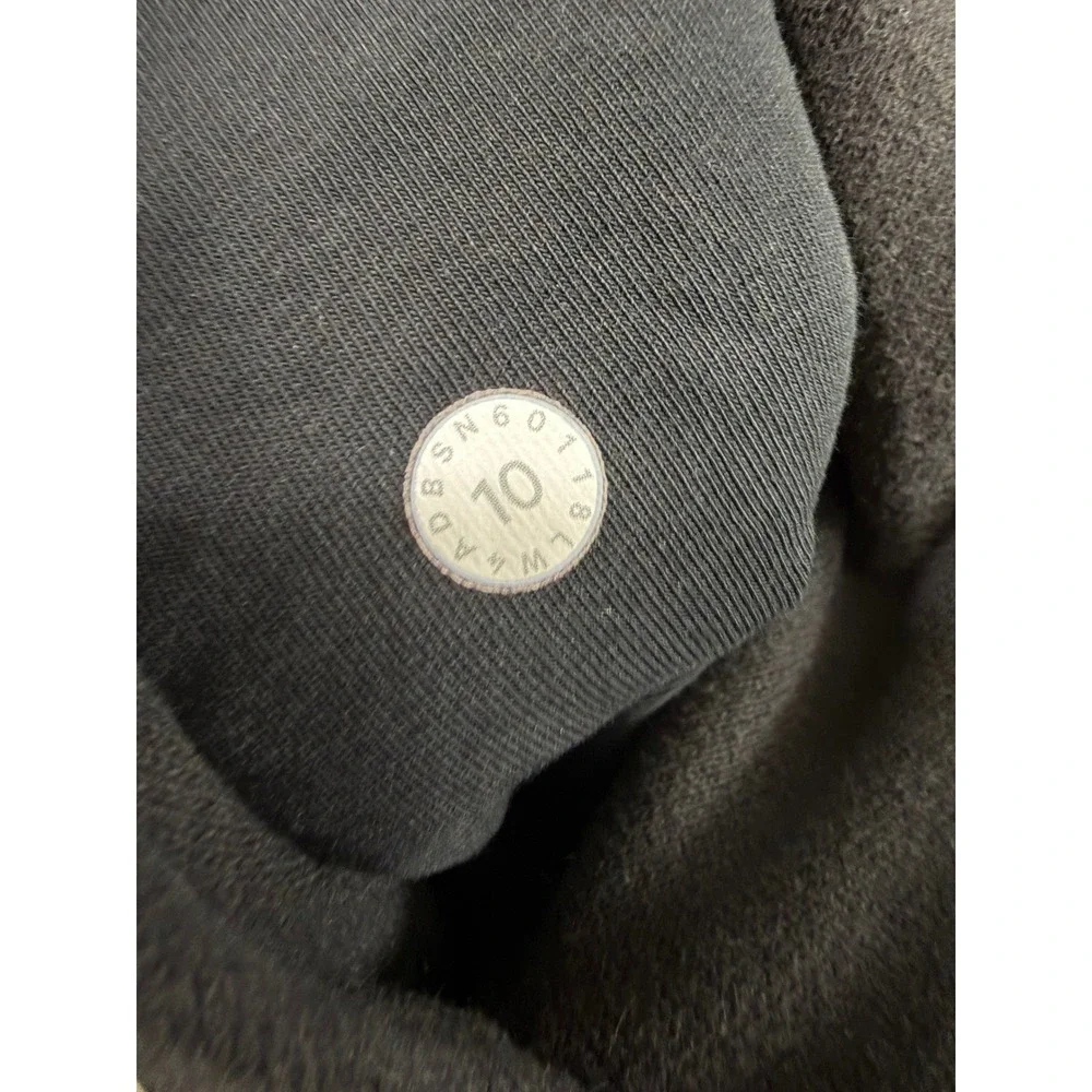 Lululemon Scuba Hoodie Trek‎ Factory Racing Logo Black Full Zip Women 10